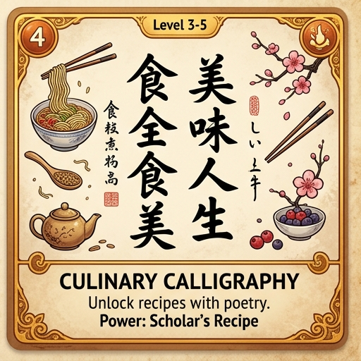 美食诗词对答